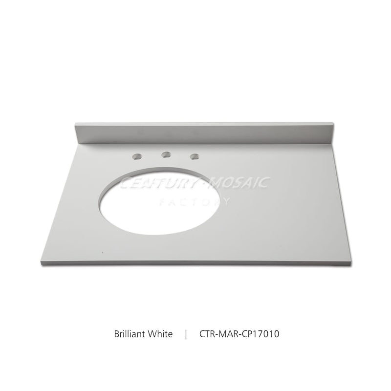 Brilliant White Marble Polished Countertop Wholesale