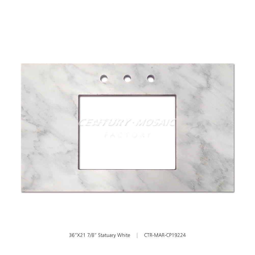 Statuary White Marble Polished Countertop Wholesale