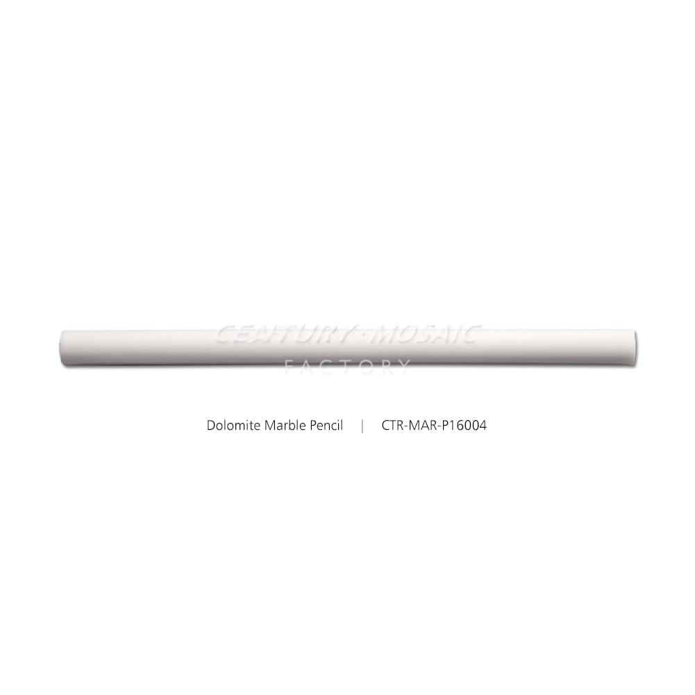 Dolomite Marble White Half Round Polished Pencil Liner Wholesale