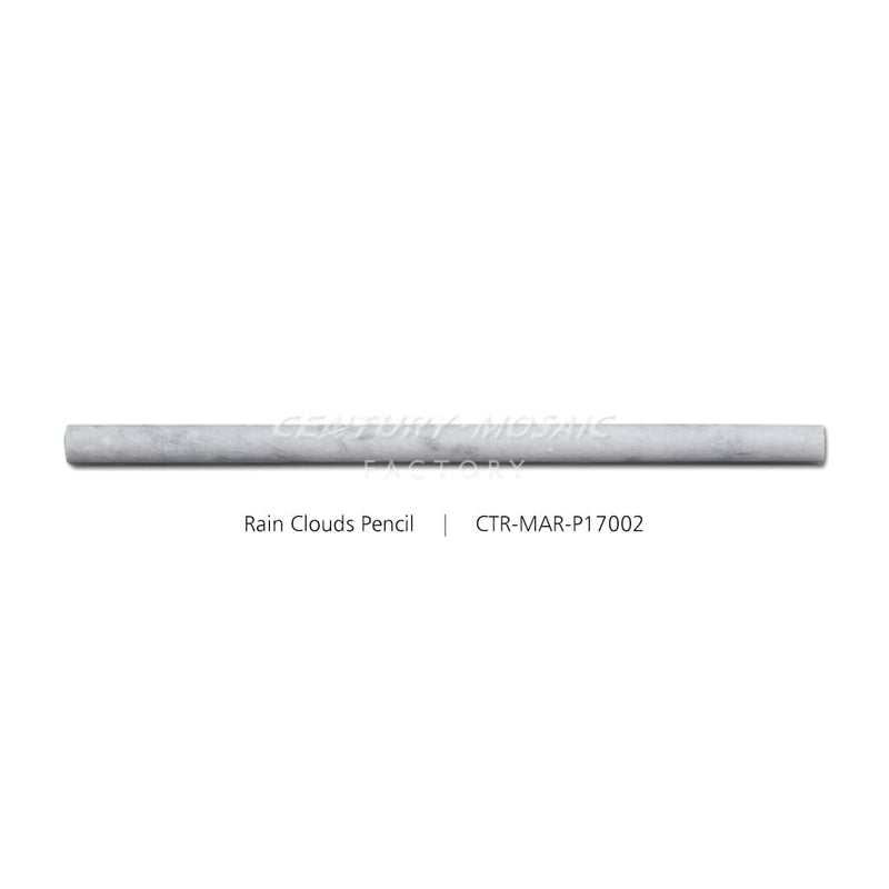 Rain Clouds Gray Marble Polished Pencil Liners Wholesale