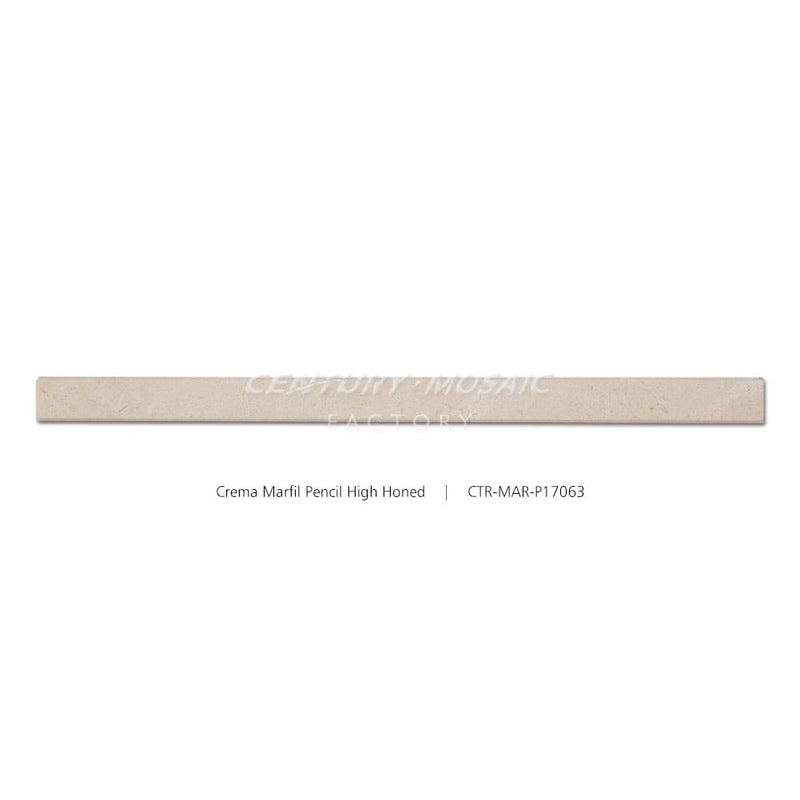 Oriental White Marble Honed Pencil Liners Wholesale