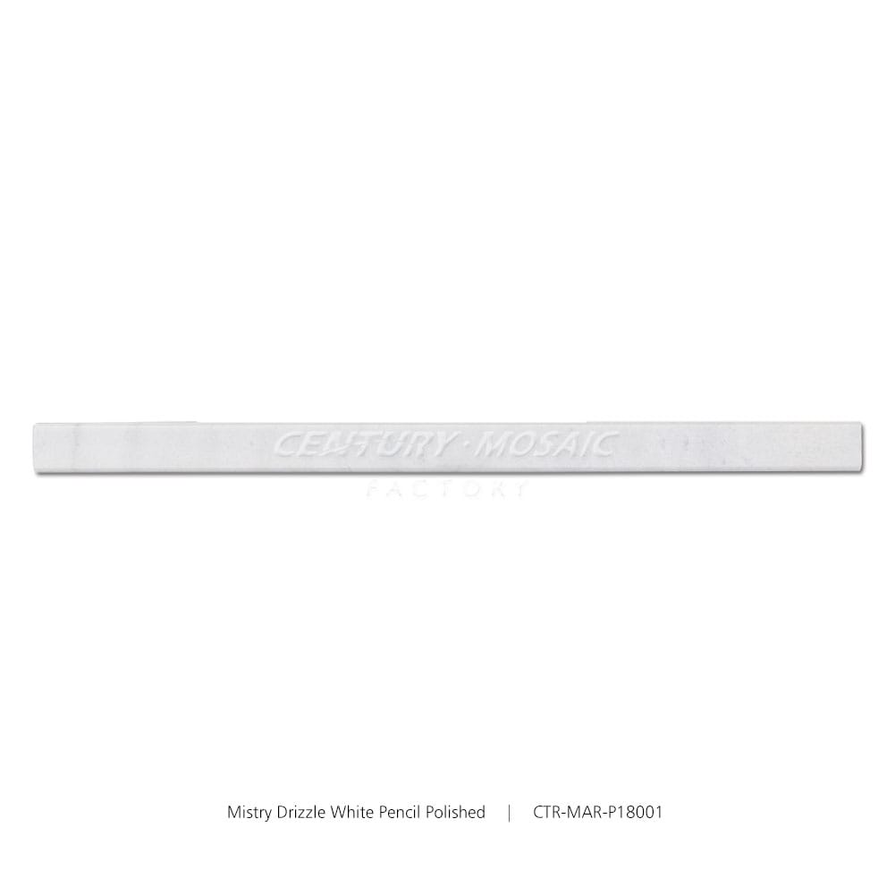 Mistry Drizzle White Honed Pencil Liners Wholesale