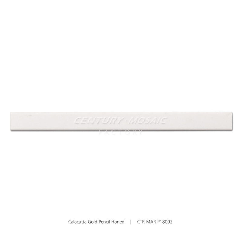 Calacatta Gold Honed Pencil Liners Wholesale
