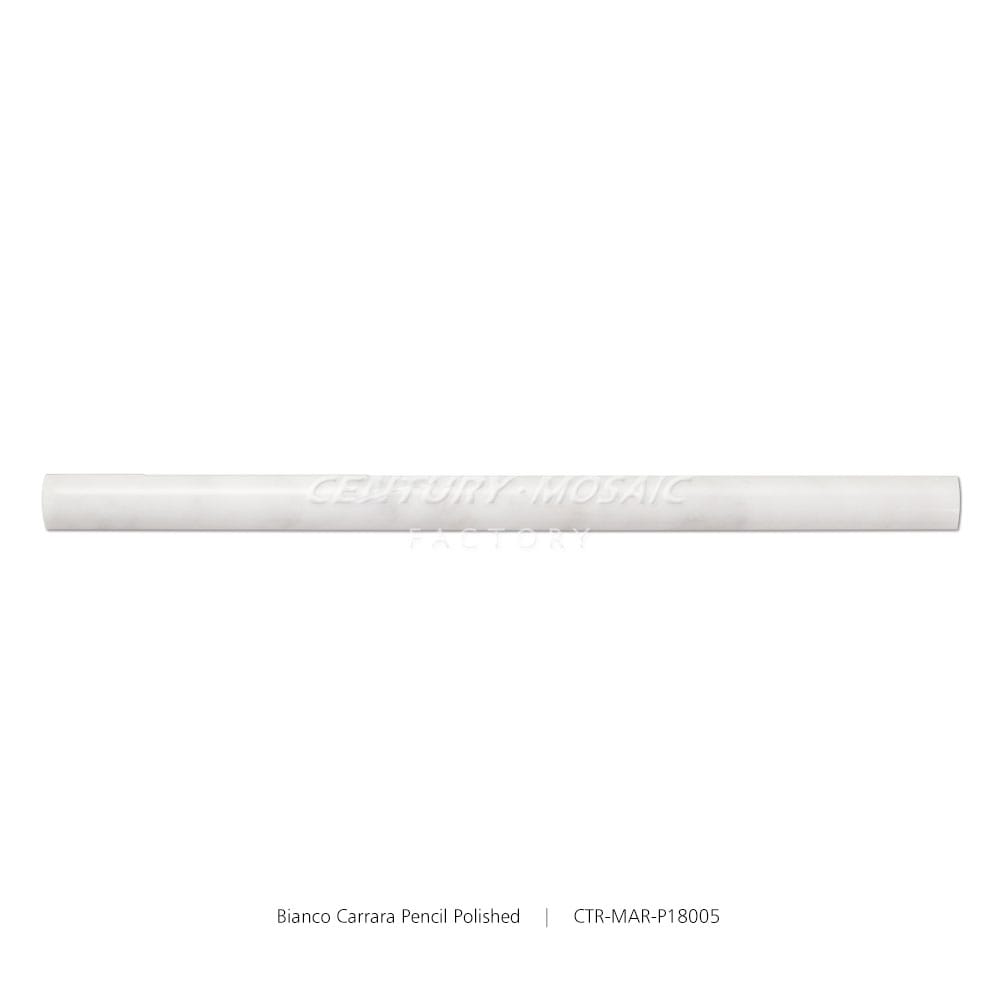 Bianco Carrara White Polished Pencil Liners Wholesale