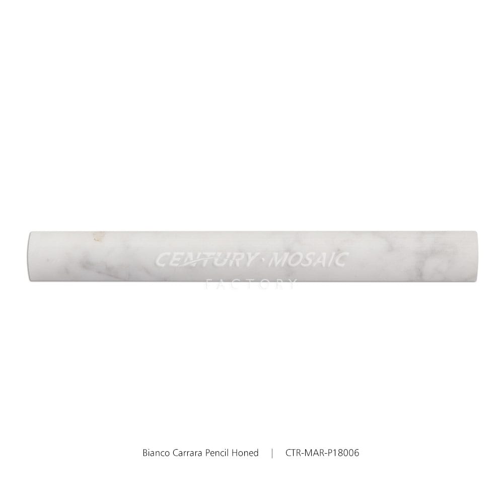 Bianco Carrara White Polished Pencil Liners Wholesale