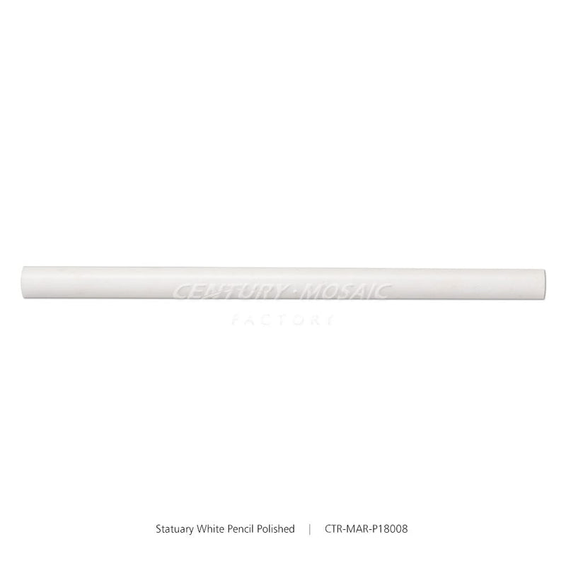 Statuary White Marble Polished Pencil Liners Wholesale