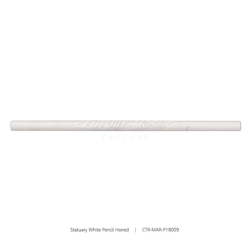 Statuary White Marble High Honed Pencil Liners Wholesale