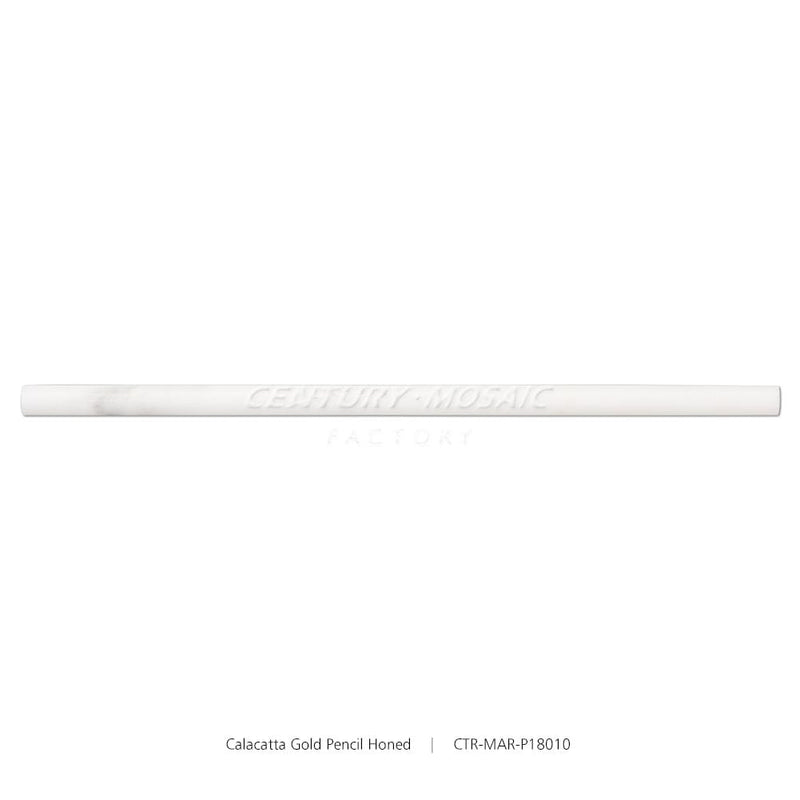 Calacatta Gold Honed Pencil Liners Wholesale