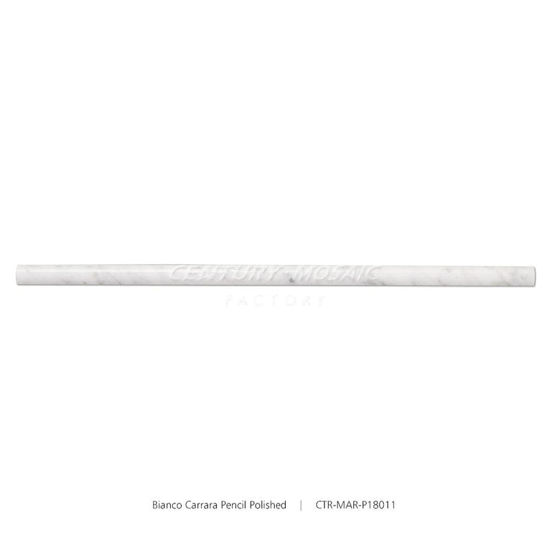Bianco Carrara White Polished Pencil Liners Wholesale