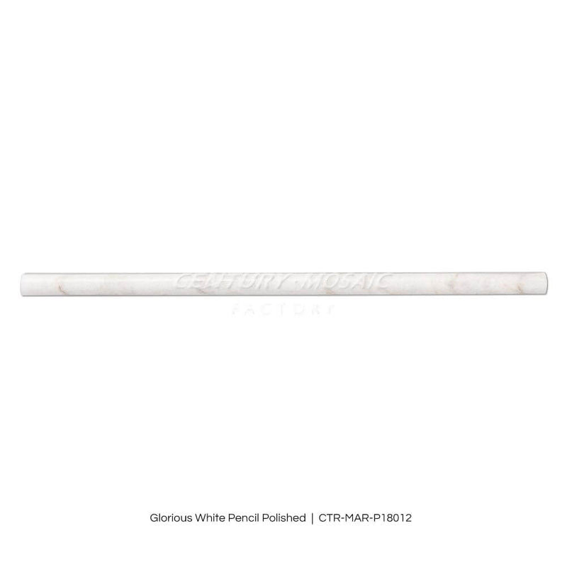Glorious White Marble Polished Pencil Liners Wholesale