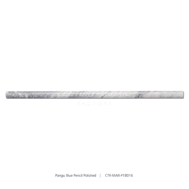 Pangu Blue Marble Polished Pencil Liners Wholesale