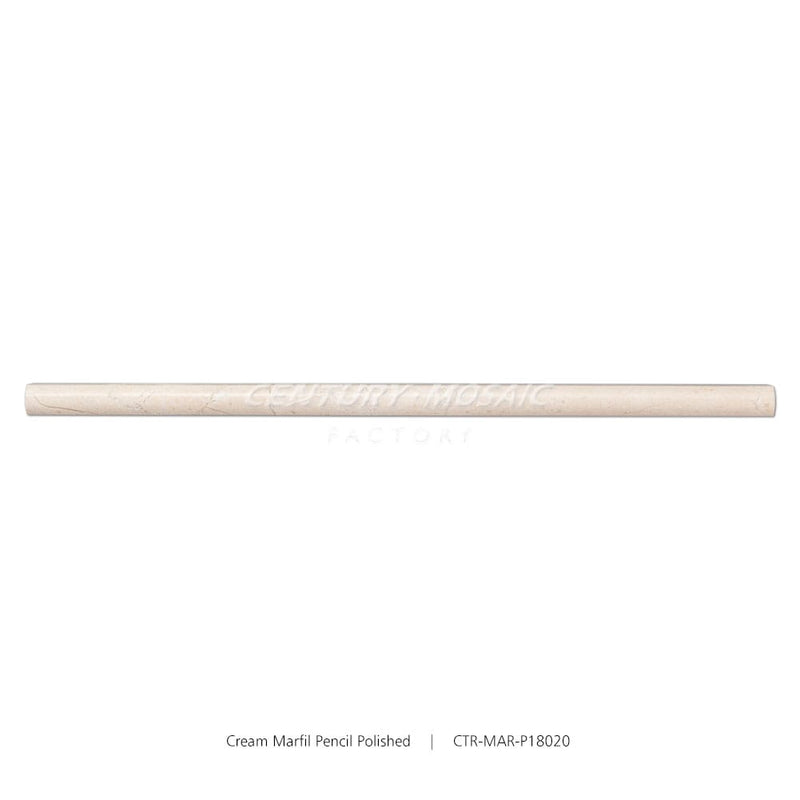 Cream Marfil Beige Marble Polished Pencil Liners Wholesale