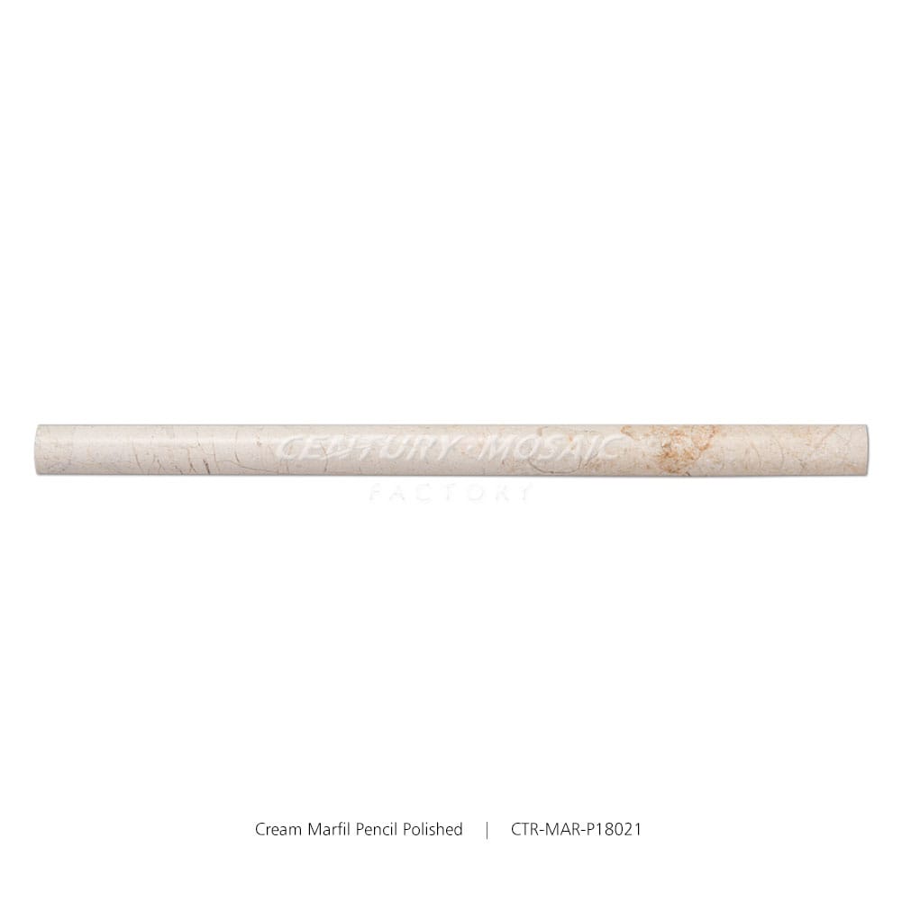 Cream MarfilBeige Marble Polished Pencil LinersWholesale