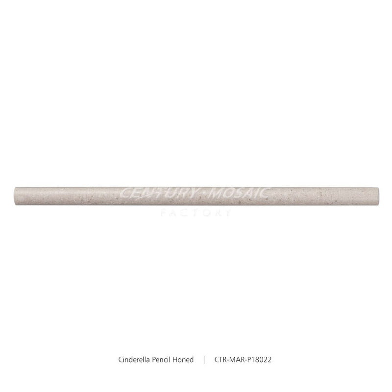Cinderella Gray Marble Honed Pencil Liners Wholesale