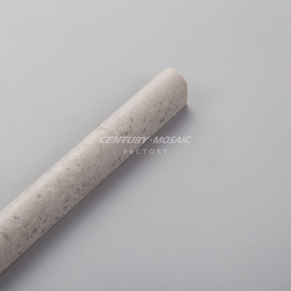 Cinderella Gray Marble Honed Pencil Liners Wholesale Centurymosaic