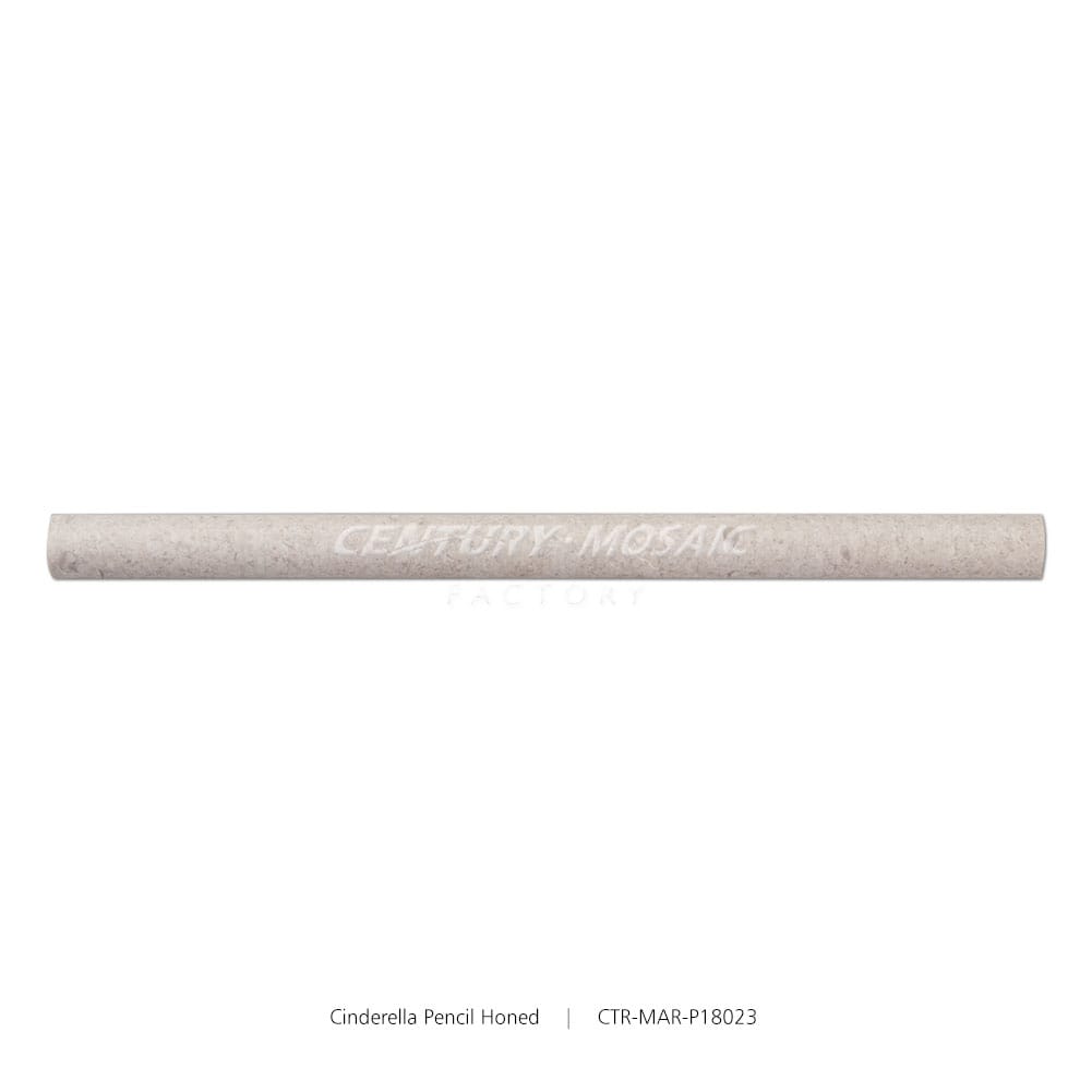 Cinderella Gray Marble Honed Pencil Liners Wholesale