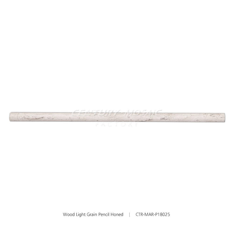 Wood Light Grain Beige Marble Honed Pencil Liners Wholesale