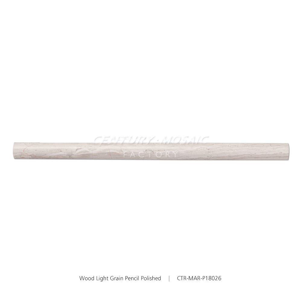 Wood Light Grain Beige Marble Polished Pencil Liners Wholesale