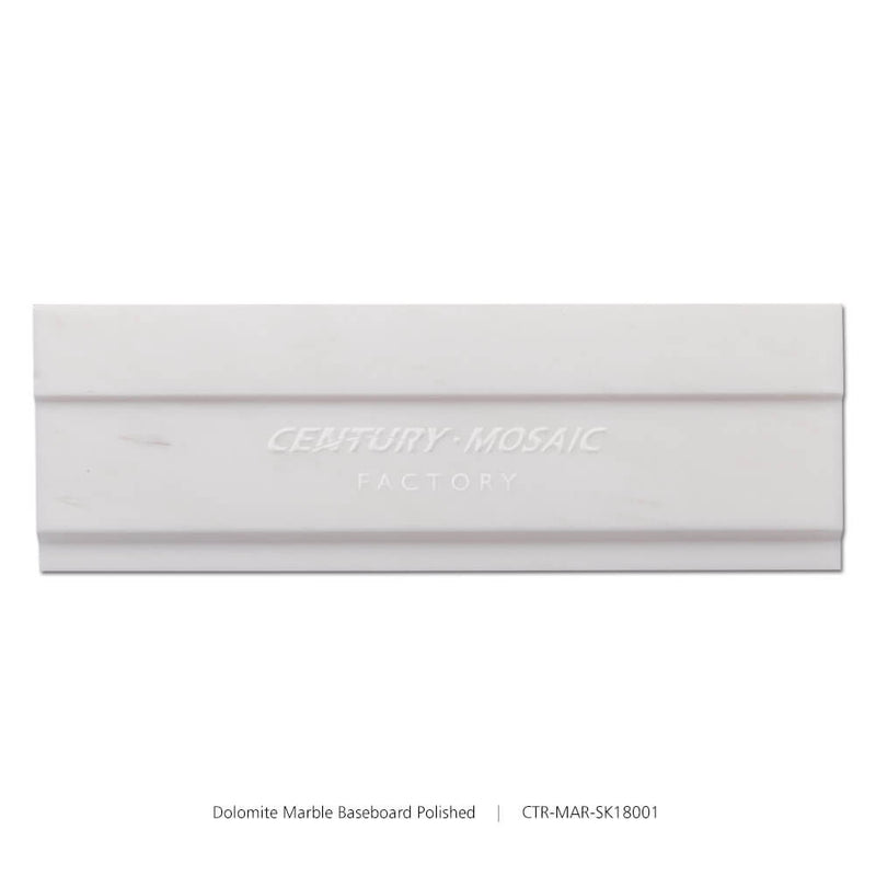 Dolomite Marble White Polished Baseboards Wholesale