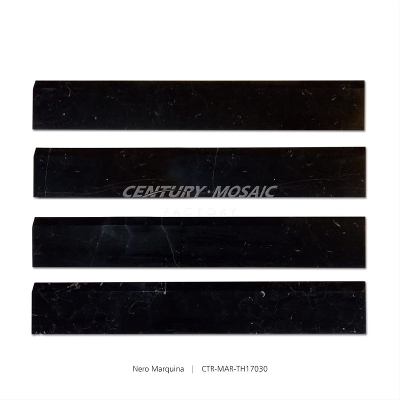 Nero Marquina Marble Black Polished Threshold Wholesale