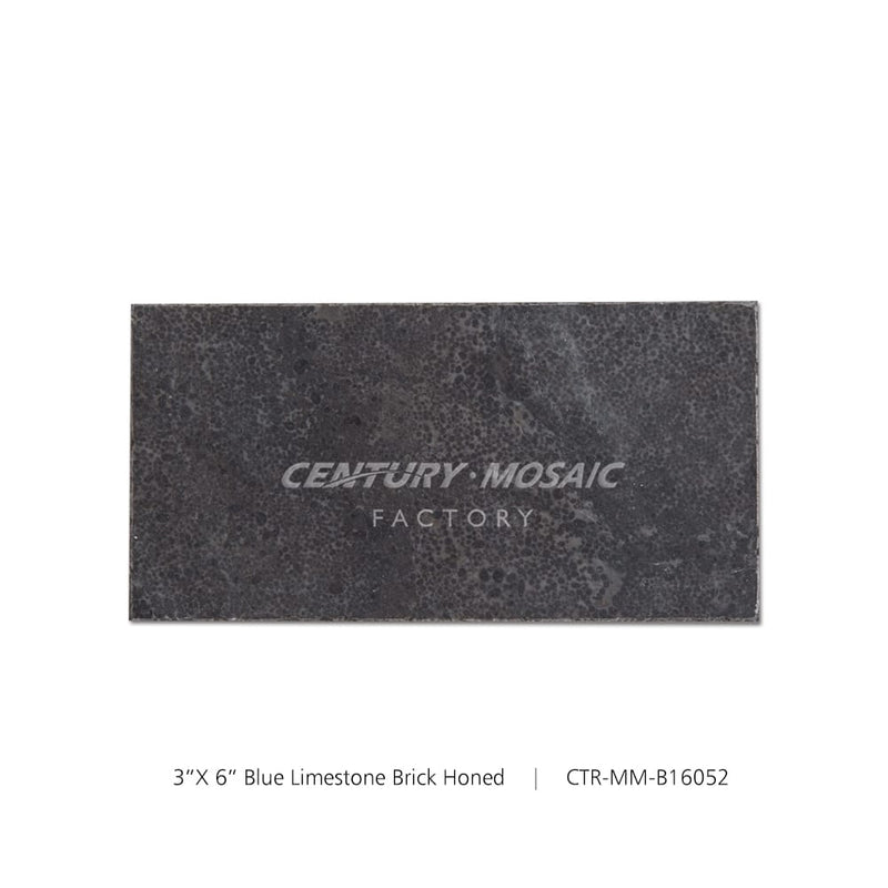 Blue Limestone Gray 3''x 6'' Honed Tile Wholesale
