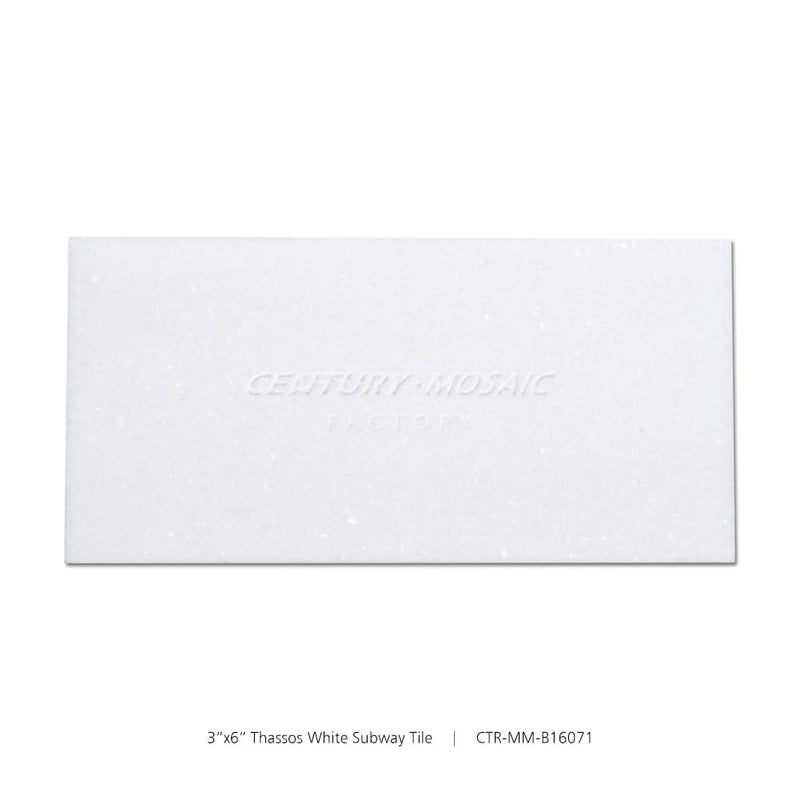 White Thassos Marble Tile Polished Wholesale