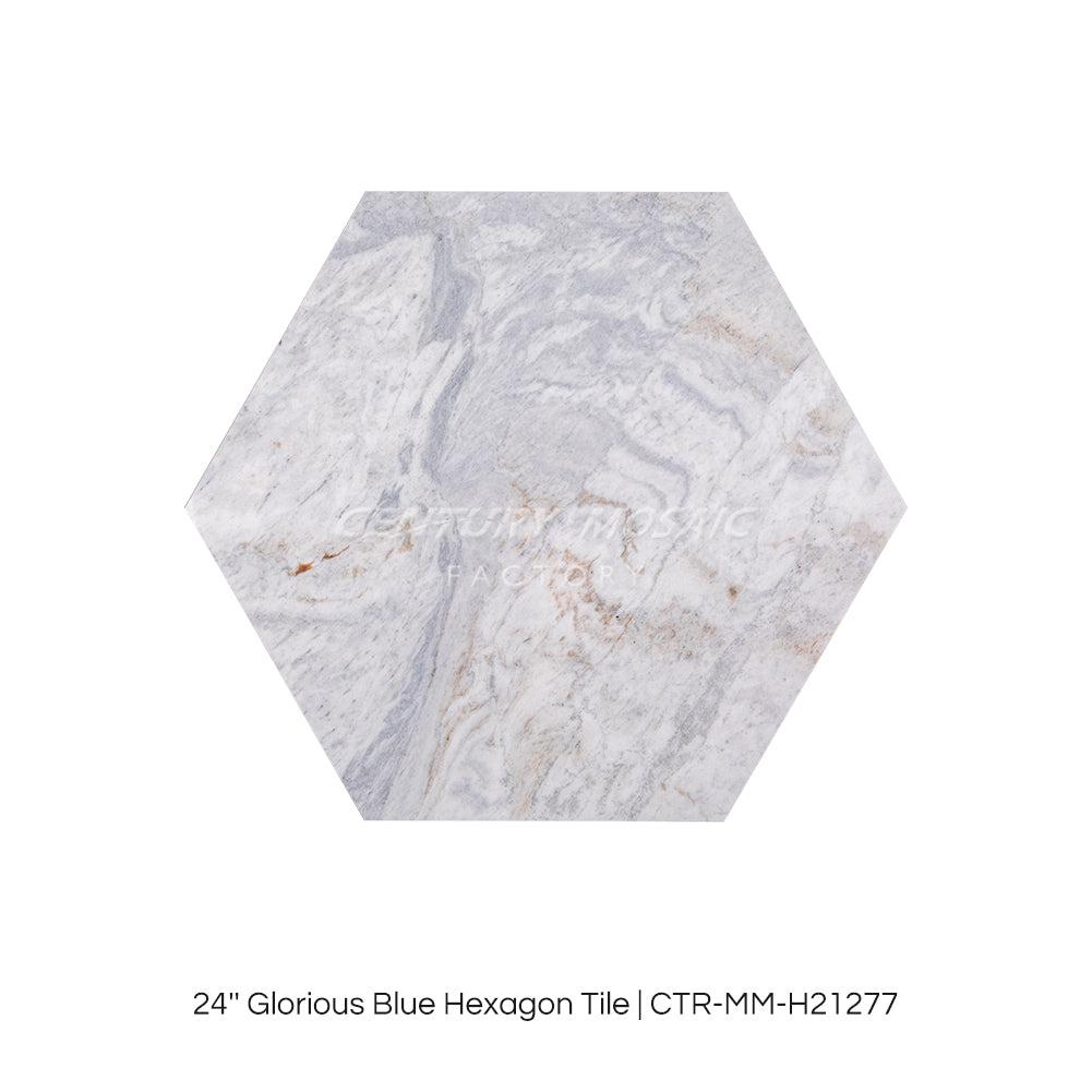 Glorious Blue Marble Polished Honed Tile Wholesale