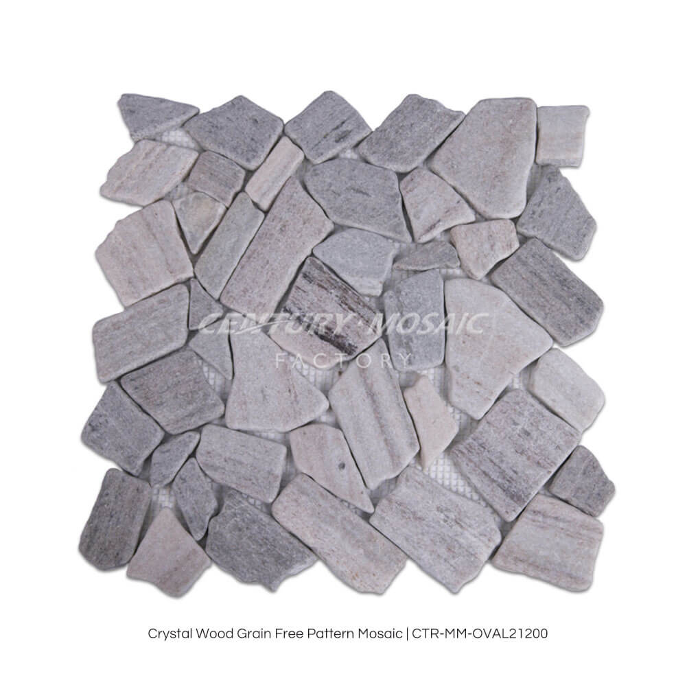 Crystal Wood Grain Free Pattern Mosaic Wholesale