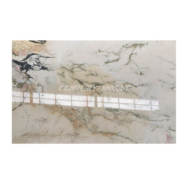 China Calacatta Marble White Polished Slab