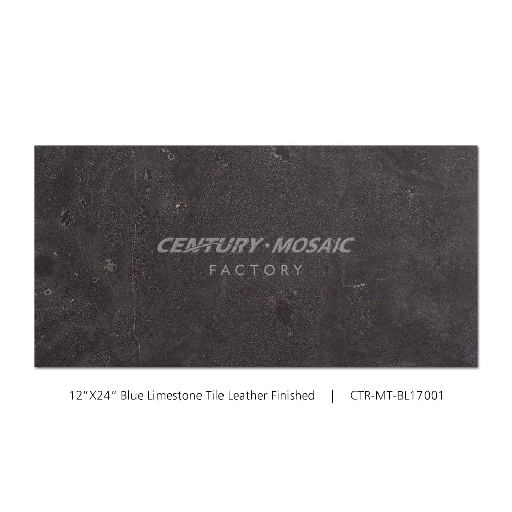Blue Limestone Gray 12''x 24'' Leather Tile Wholesale