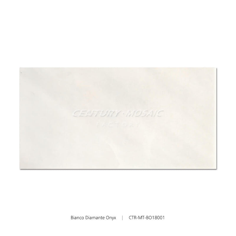 Bianco Diamante Onyx polished Marble Tile Wholesale