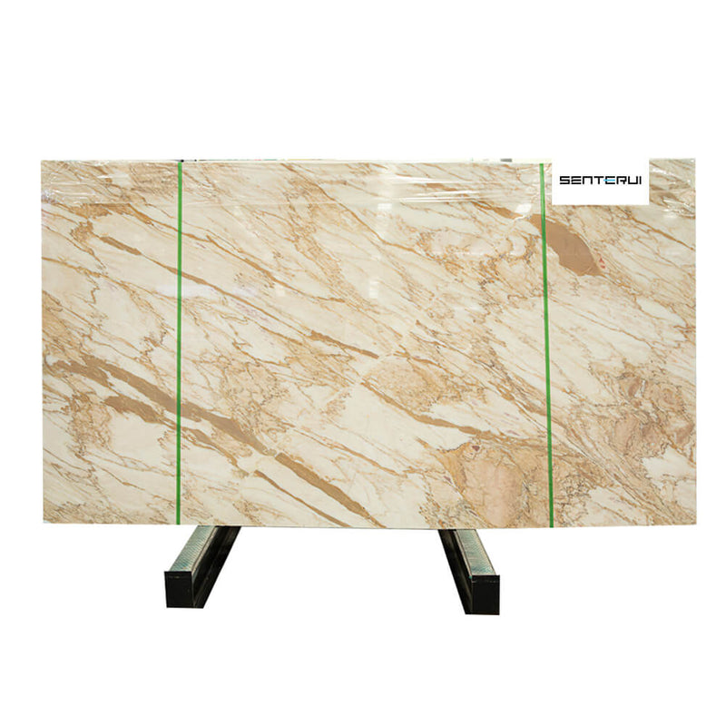 Bvlgari Gold Marble Gold Polished Slab Wholesale