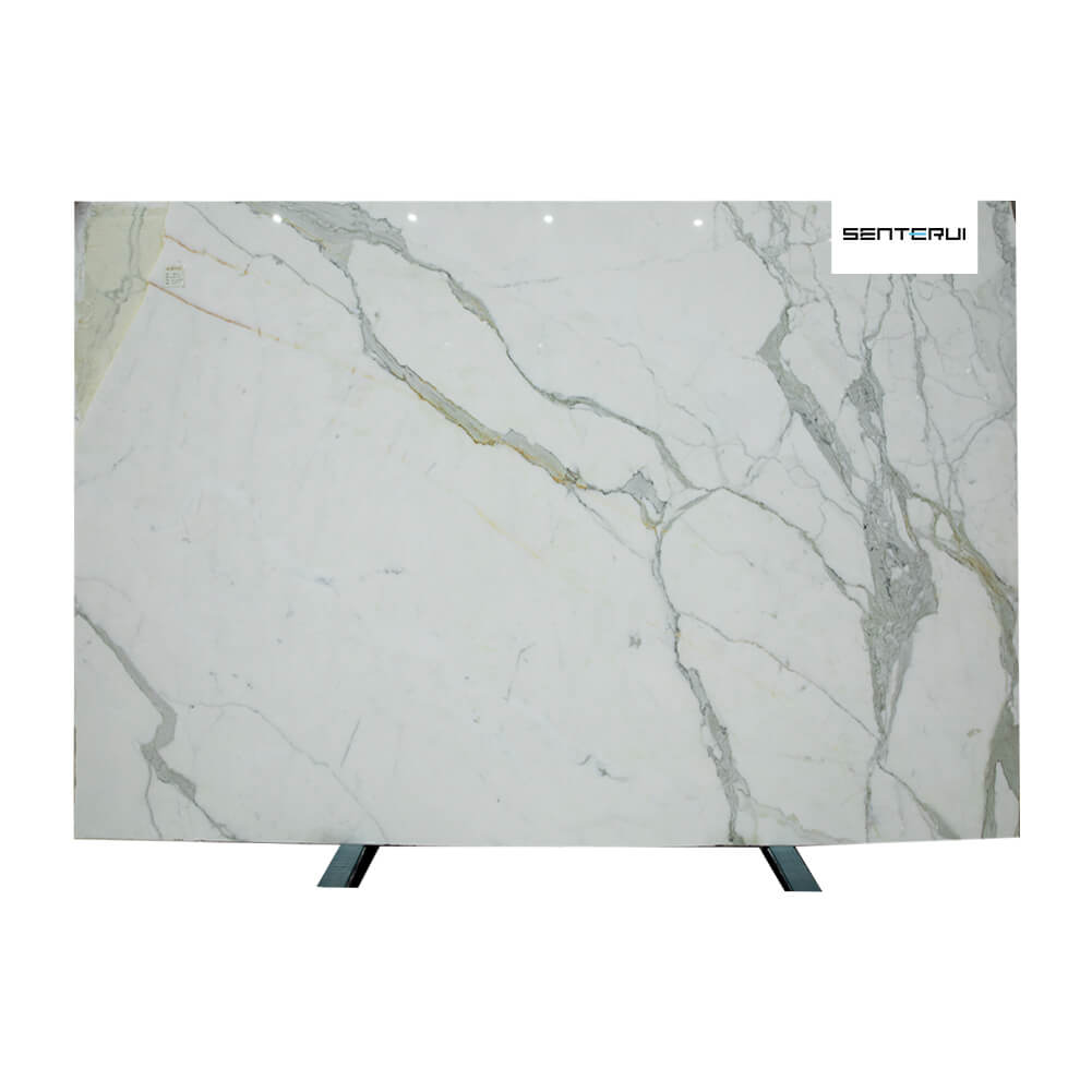 Calacatta White Marble Polished Slab Wholesale