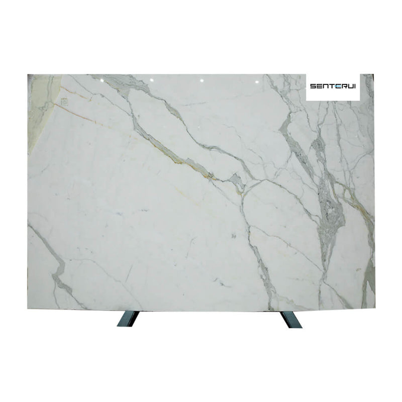 Calacatta White Marble Polished Slab Wholesale