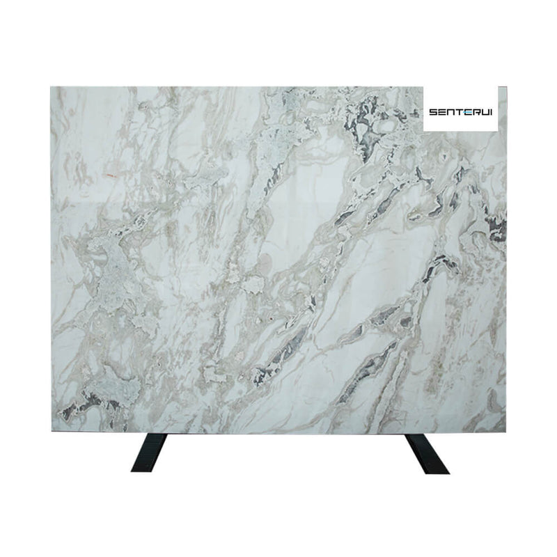Dover White Marble Polished Slab Wholesale