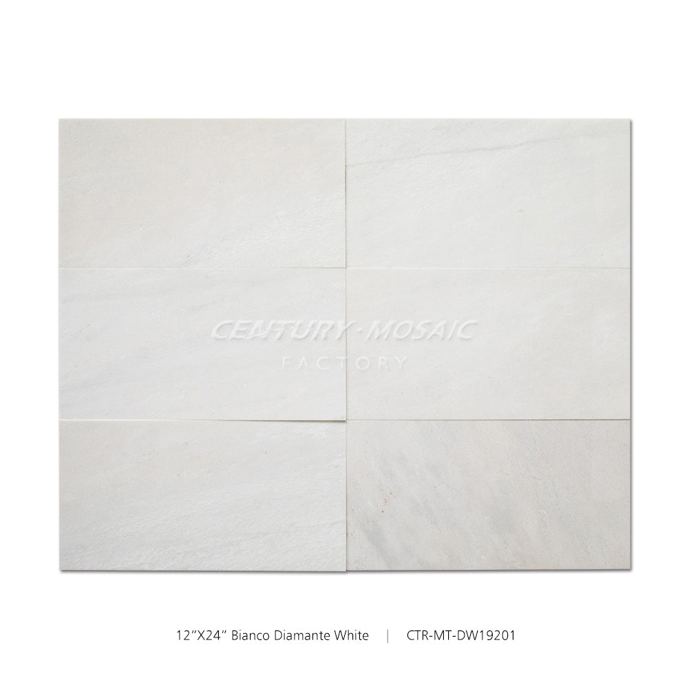 Bianco Diamante White 12″x24″ Marble Tile Polished Wholesale