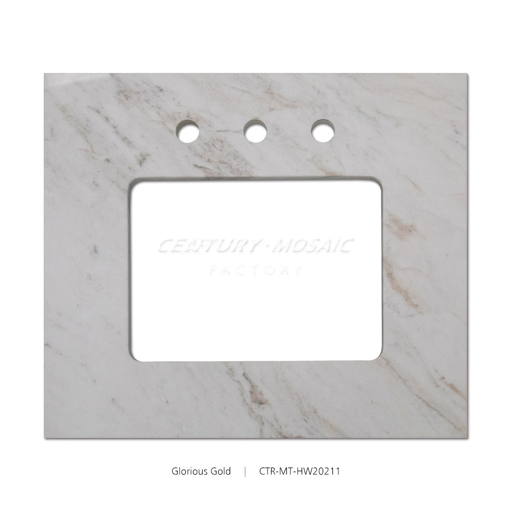 Glorious Gold Marble Polished Countertop