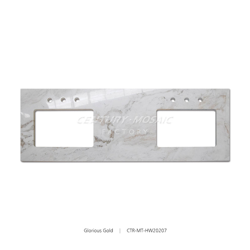 Glorious Gold Marble Polished Countertop Wholesale