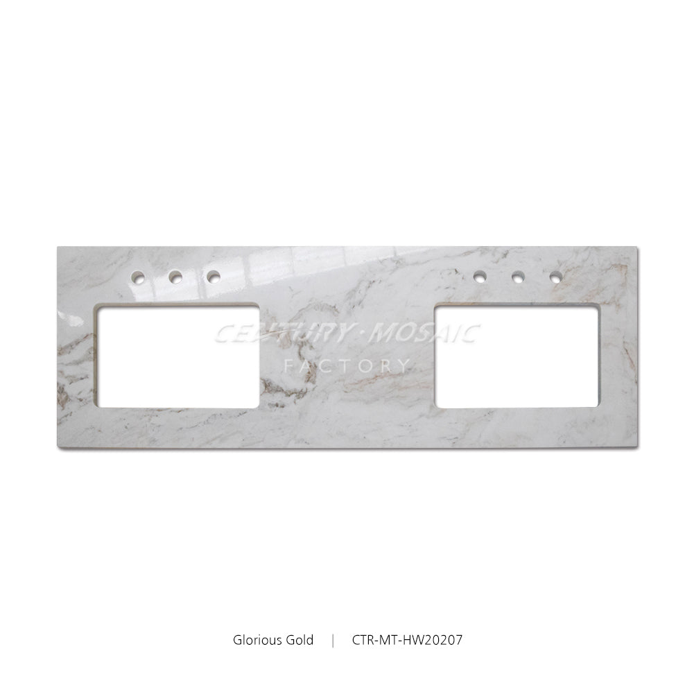 Glorious Gold Marble Polished Countertop