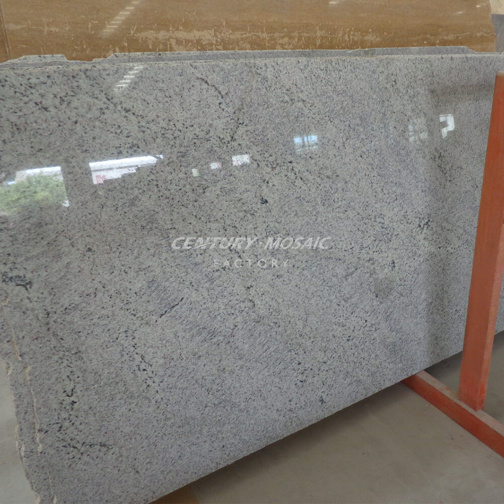 Kashmir White Granite Gray Polished Slab Wholesale