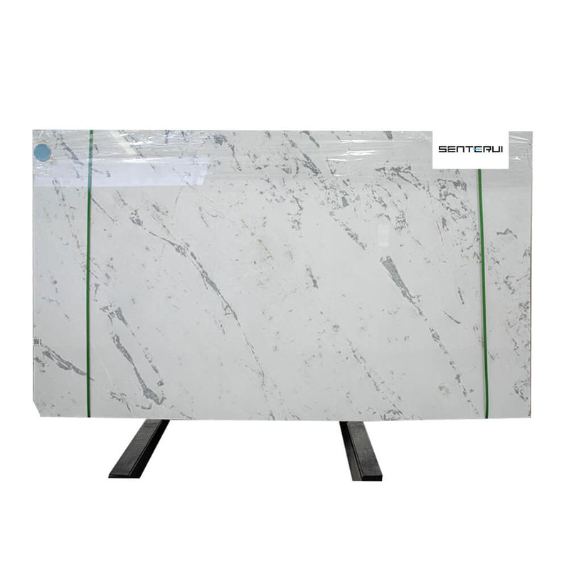 Leo Statuario Marble White Polished Slab Wholesale