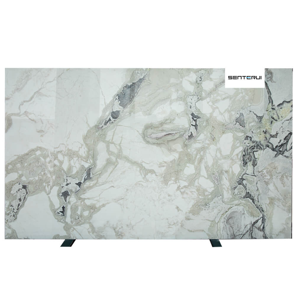 Picasso White Marble Polished Slab Wholesale
