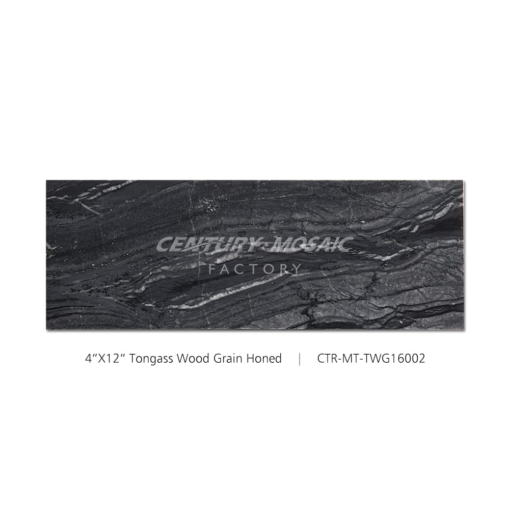 Tongass Wood Grain Marble 4''x 12'' Honed Tile Wholesale