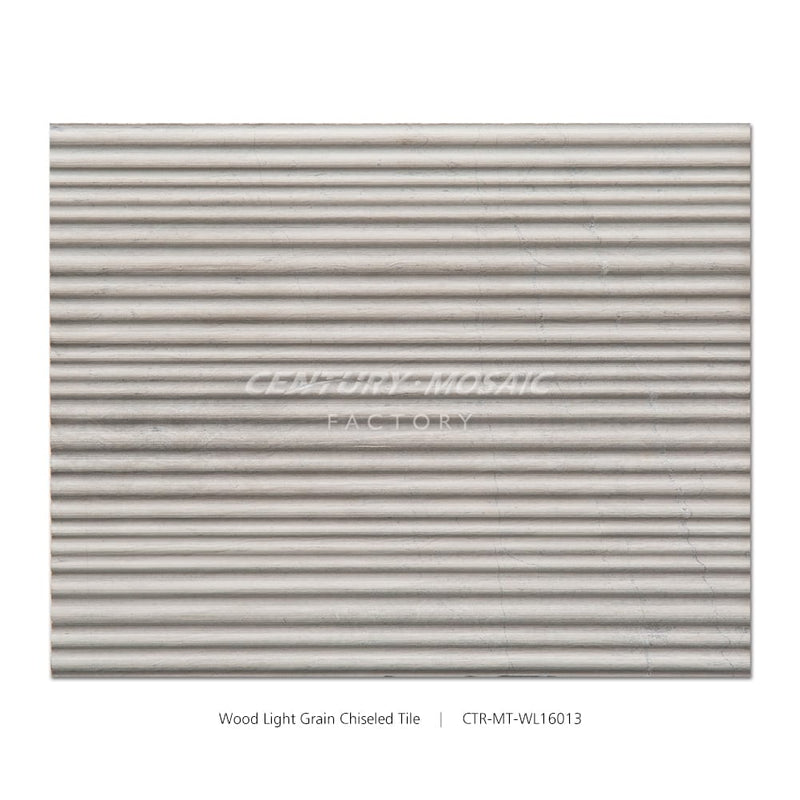 Wood Light Grain Marble Chiseled Tile Wholesale