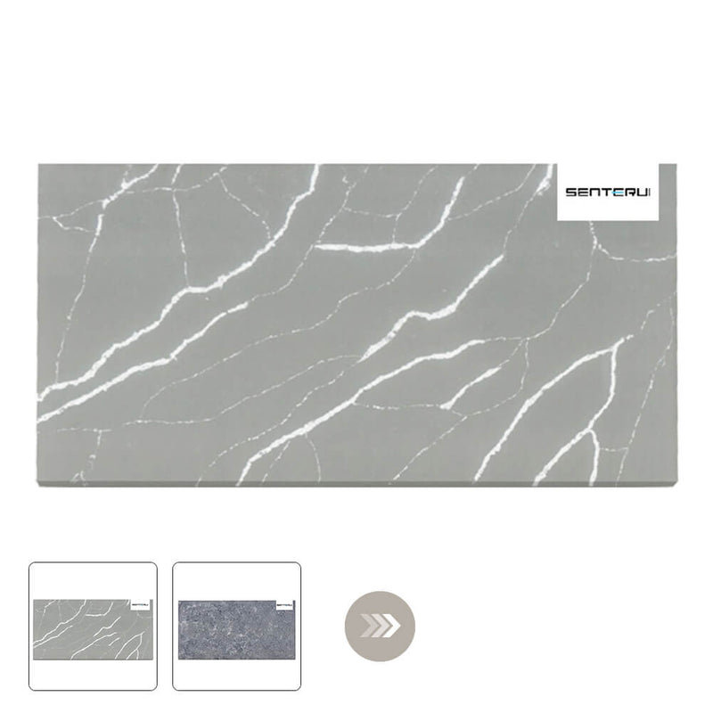 Grey Quartz Slab Collection Wholesale