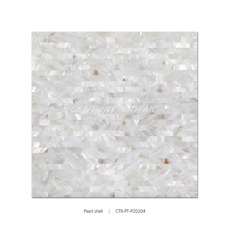 Natural White Pearl Shell Brick Polished Mosaic Wholesale