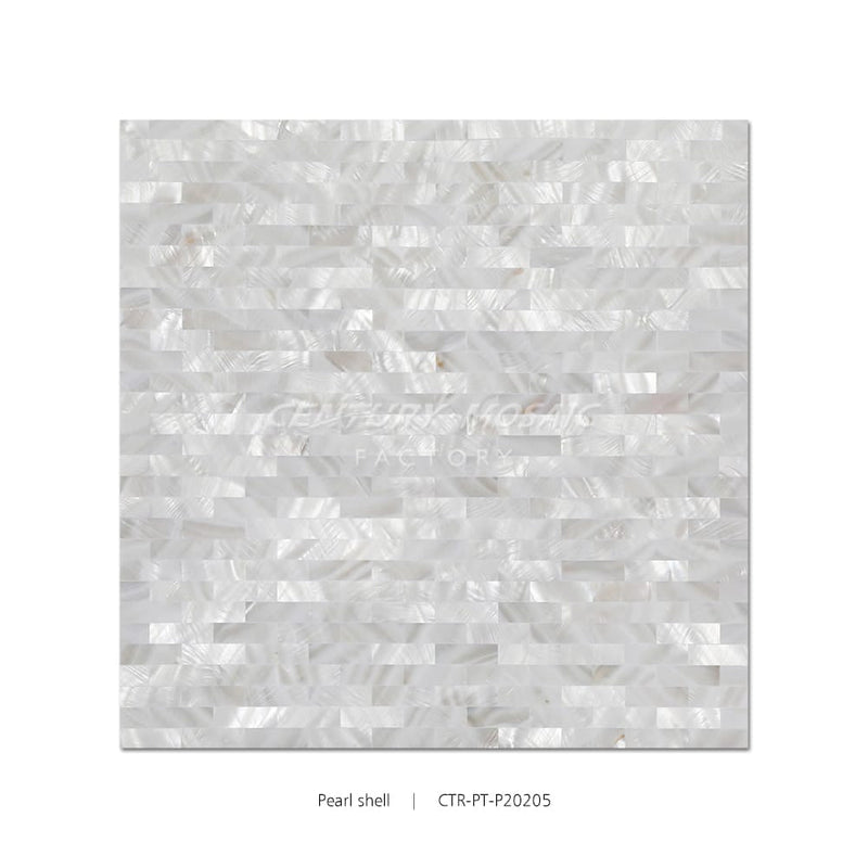 Natural Silver Pearl Shell Brick Polished Mosaic Wholesale