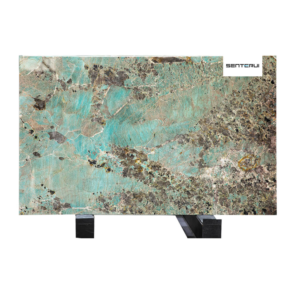 Amazon Green Quartz Polished Slab Wholesale