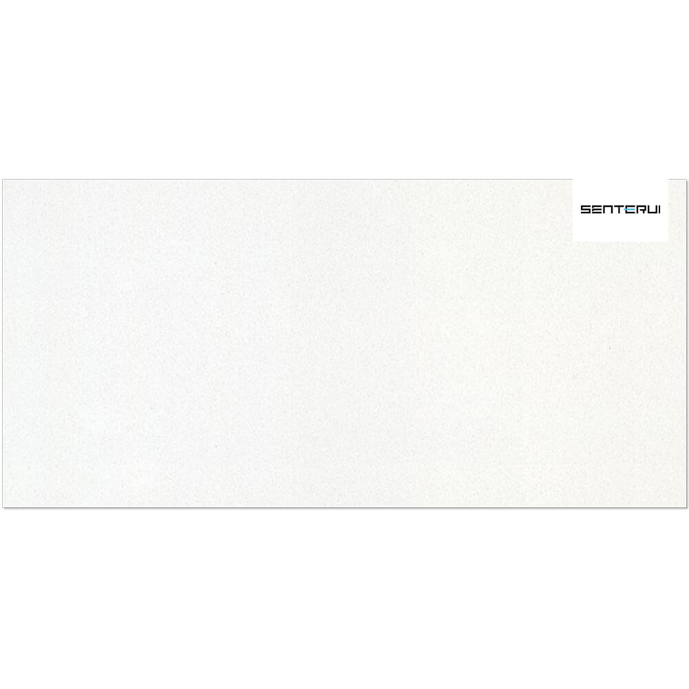 Pure White Quartz White 125.98” x 62.99” Polished Slab Wholesale