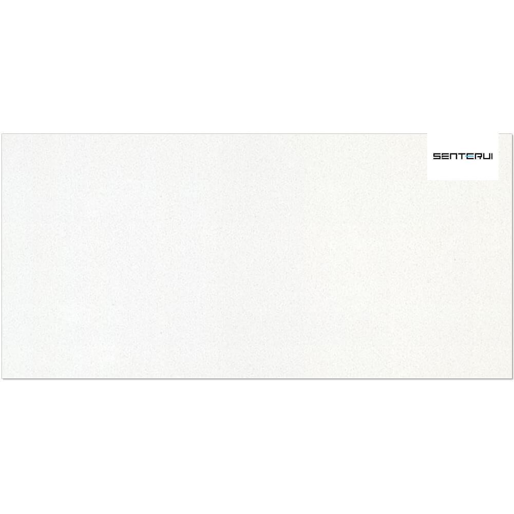 Pure White Quartz White 125.98” x 62.99” Polished Slab Wholesale